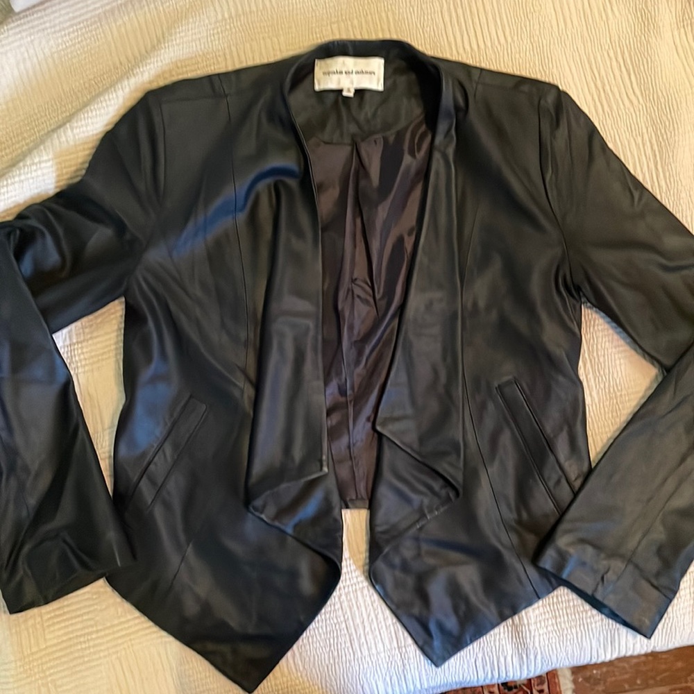 Cupcakes and Cashmere leather jacket